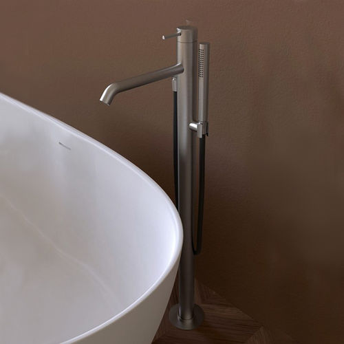 Miscelatore da vasca - ST2580ACC - FLAMINIA - ad isola / in acciaio inossidabile spazzolato / da bagno