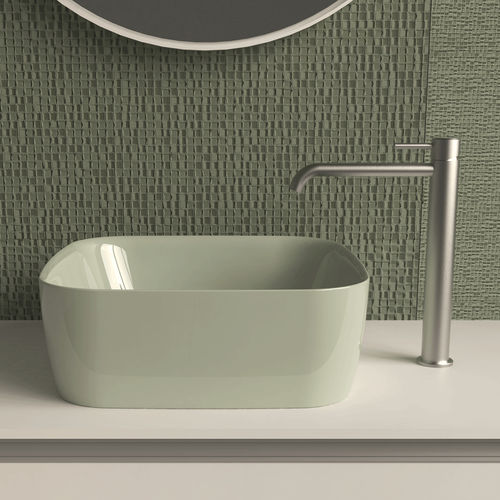 Lavabo da appoggio - PY42A - FLAMINIA - in ceramica / lucido / finitura opaca