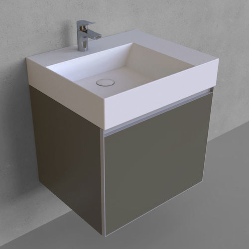 Lavabo da appoggio - APPLIGHT 6051 - FLAMINIA - sospeso / in ceramica / singolo
