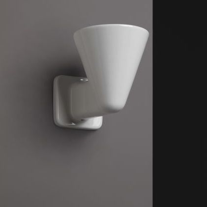 Applique moderna - LUX - FLAMINIA - da interno / in ceramica / conica