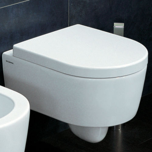 WC sospeso - MINI LINK GOCLEAN® - FLAMINIA - in ceramica / di Giulio Cappellini / per uso residenziale