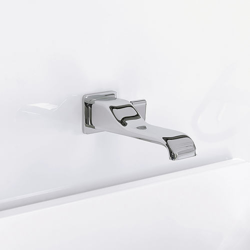 Miscelatore per lavabo - NOKÈ  - FLAMINIA - da parete / in metallo cromato / in ottone