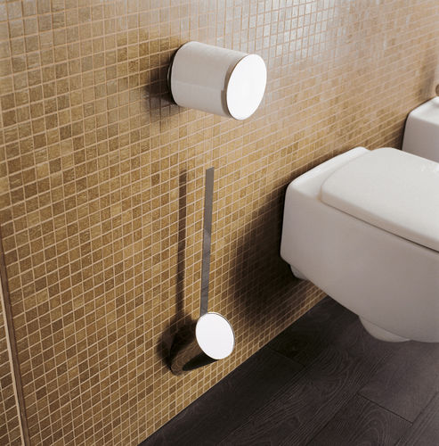 Portarotolo da parete - HOOP  - FLAMINIA - in ottone / in cromo / levigato