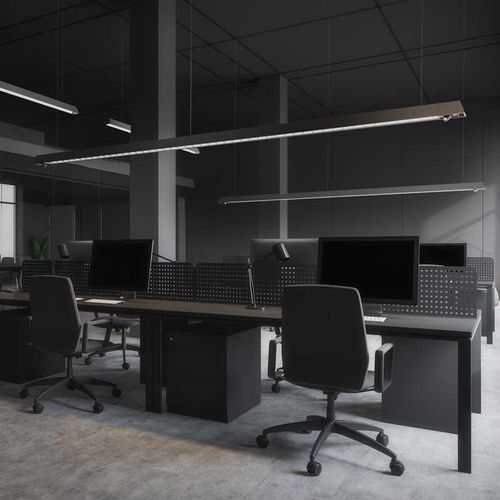 Luce a sospensione - ALPHA - Esse-ci - LED / verticale / trapezoidale
