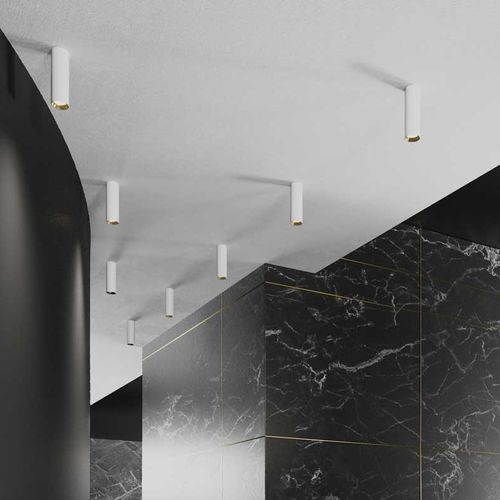 Faretto per soffitto - HALL - Esse-ci - LED / rotondo / tubolare