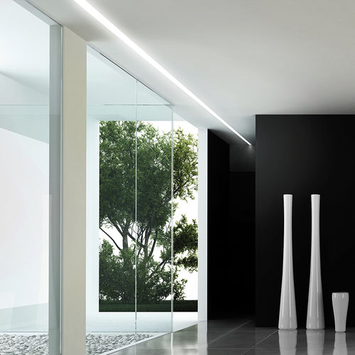Profilo luminoso a soffitto - OVVIO DISPLAY - Esse-ci - da incasso / LED / dimmerabile