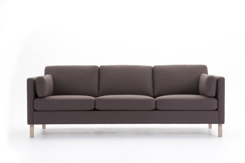 Divano contemporaneo - ARENA A7 - LK Hjelle - in tessuto / con rivestimento rimovibile / marrone