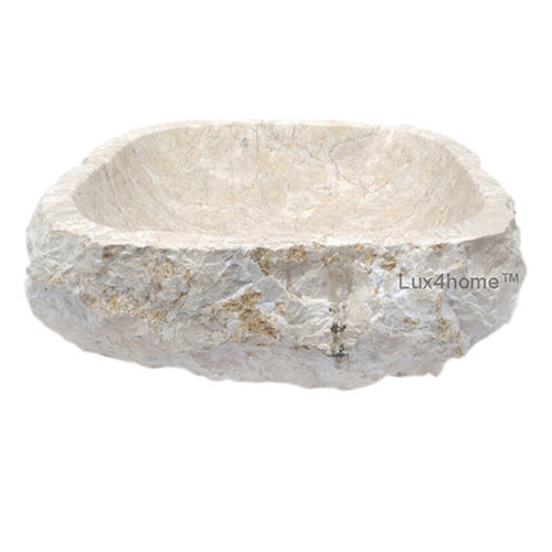 Lavabo da appoggio - JURRASIC - Lux4home™ - in marmo / organico / senza foro
