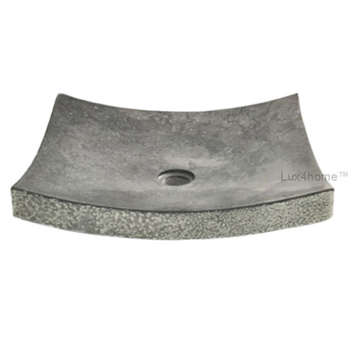 Lavabo da appoggio - Zen  - Lux4home™ - in marmo / in onice / curvo