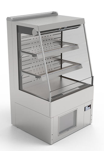 Vetrina refrigerata con scaffali - CALEO COLD 80 - AKE Ausseer Kälte- u. Edelstahltechnik GmbH  - per negozio / con illuminazione