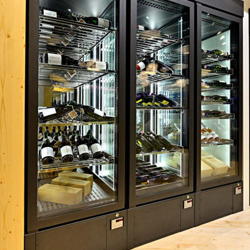 Cantinetta professionale - WKS MODUL - AKE Ausseer Kälte- u. Edelstahltechnik GmbH  - da incasso / in metallo / vetrata