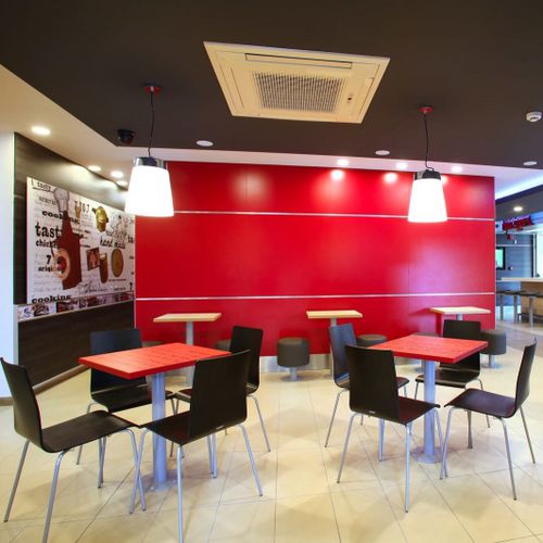 Sedia da ristorante contemporanea - ARMET BIS SP.Z O.O.  - da interno / in polipropilene / con supporto in metallo