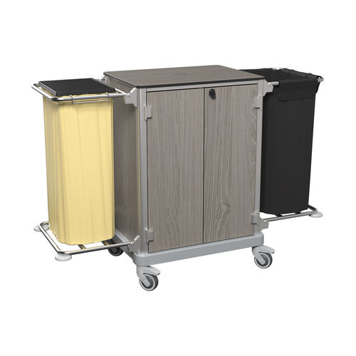 Carrello di pulizia - MIRAI M KIT + - CADDIE HOTEL - per hotel / in alluminio / in HPL