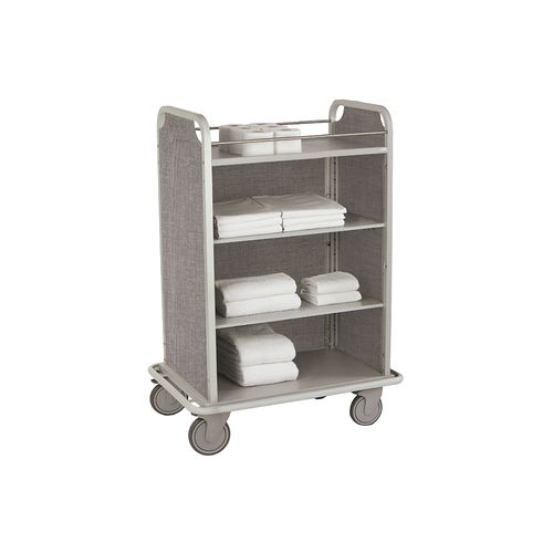 Carrello di pulizia - TAHITI M - CADDIE HOTEL - portabiancheria / per hotel / in acciaio