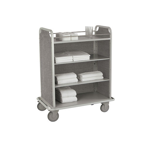 Carrello di pulizia - TAHITI L - CADDIE HOTEL - portabiancheria / per hotel / in acciaio