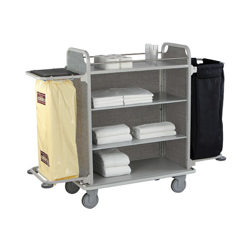 Carrello di pulizia - TAHITI L KIT  - CADDIE HOTEL - portabiancheria / per hotel / in acciaio