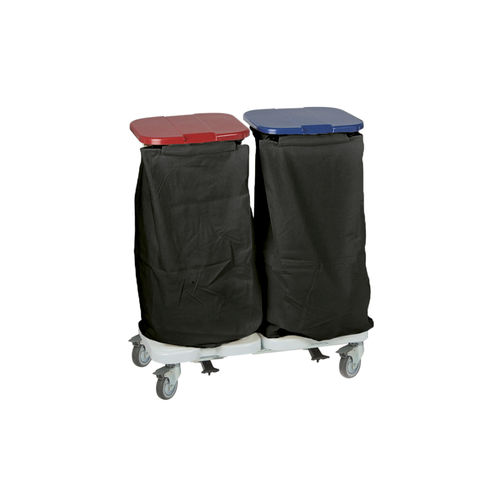 Carrello portabiancheria - TRISAC ALU 2 - CADDIE HOTEL - per hotel / in plastica / in alluminio anodizzato