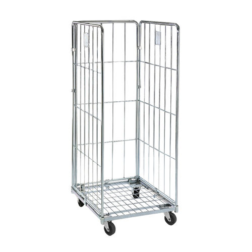 Carrello portabiancheria - ROLL BASE 3 - CADDIE HOTEL - per hotel / in acciaio galvanizzato