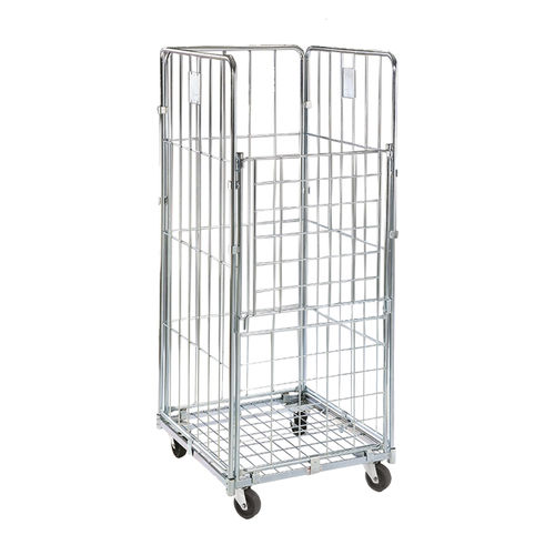 Carrello portabiancheria - ROLL BASE 4  - CADDIE HOTEL - per hotel / in acciaio galvanizzato