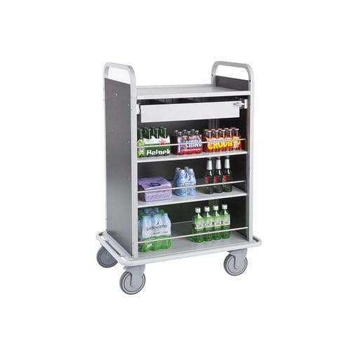 Carrello per bibite - IBIZA BAR L - CADDIE HOTEL - per hotel / in metallo / in HPL