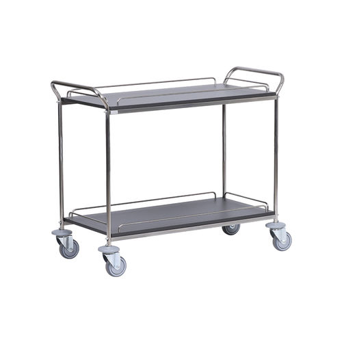 Carrello di servizio - PASSEPARTOUT 2 - CADDIE HOTEL - per hotel / in acciaio cromato / in laminato