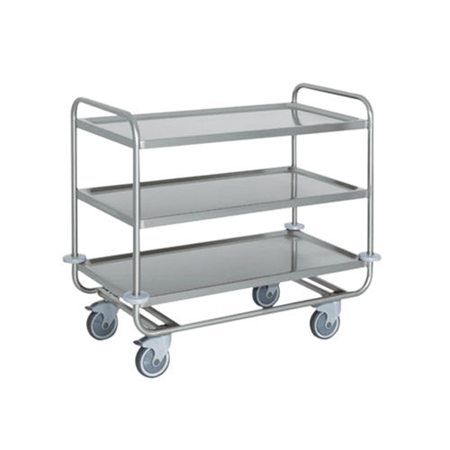 Carrello di servizio - SUPER CADDINOX 3  - CADDIE HOTEL - per hotel / in acciaio inossidabile / in gomma