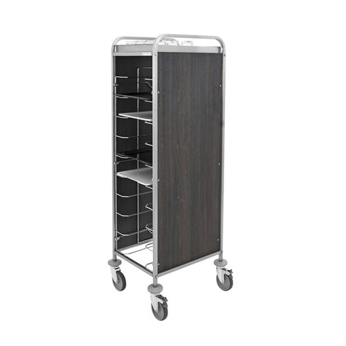 Carrello per vassoi gastronorm - VERSO 12P - CADDIE HOTEL - per hotel / in acciaio inossidabile / in rovere