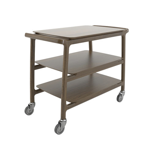 Carrello di servizio - ALTO 3 - CADDIE HOTEL - per hotel / in legno massiccio