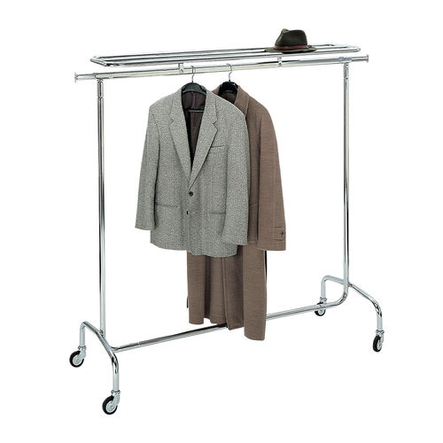 Appendiabiti contemporaneo - STENDER EASY HR - CADDIE HOTEL - in acciaio cromato / con rotelle / per hotel
