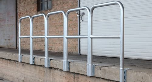 Ringhiera in acciaio galvanizzato - RSG-1000 - Dancop International GmbH  - a sbarre / da esterno / per piattaforma