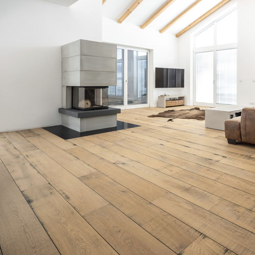 Parquet multistrato - G.02 - Dennebos Flooring - in rovere / a spina di pesce / oliato