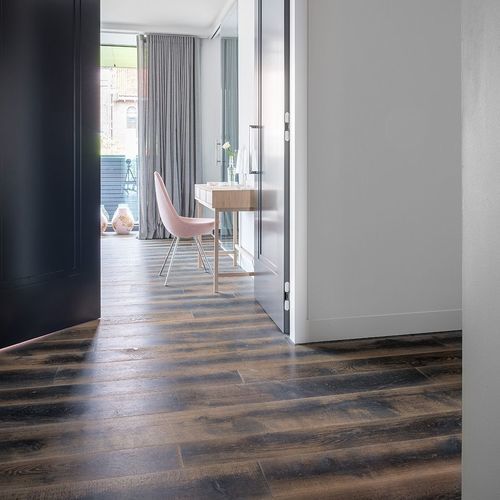 Parquet multistrato - S.02 - Dennebos Flooring - in legno / a spina di pesce / anticato