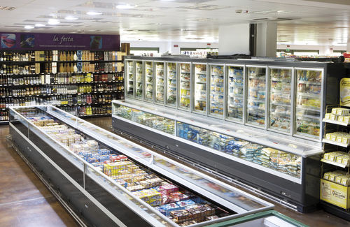 Vetrina refrigerata a isola - OBLIQUE 3 - Bonnet Neve  - per negozio / per alimenti congelati