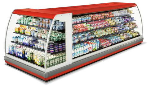 Vetrina refrigerata con scaffali - AERIA - Bonnet Neve  - per negozio