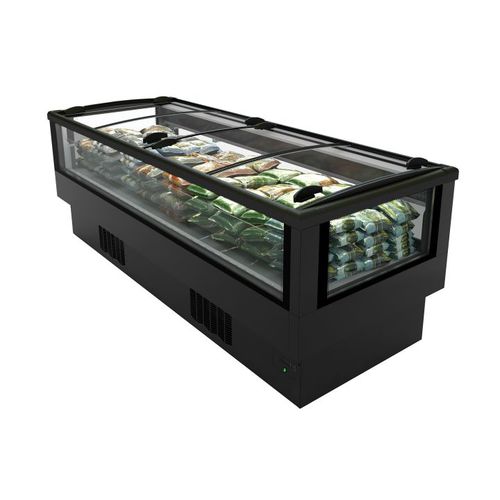 Vetrina refrigerata a isola - BAIKAL - Frost-trol S.A. - per negozio / con illuminazione / per alimenti congelati