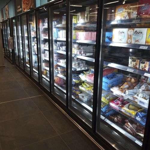 Vetrina refrigerata ad armadio - ATLANTIC - Frost-trol S.A. - per negozio / con illuminazione / per alimenti congelati