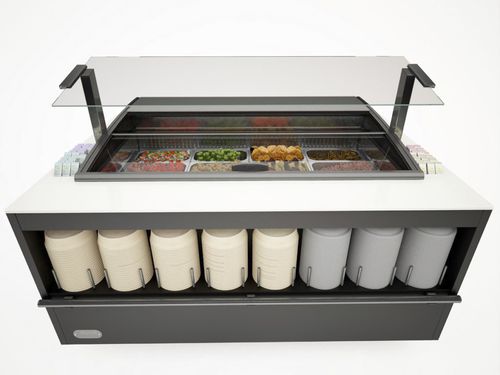 Vetrina refrigerata da appoggio - CORAL - Frost-trol S.A. - per negozio / con illuminazione