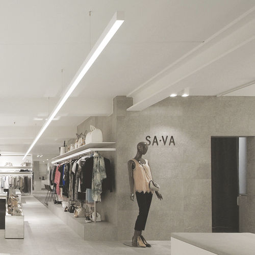 Luce a sospensione - MT1_45 - MACROLUX SRL  - da incasso a soffitto / LED / lineare