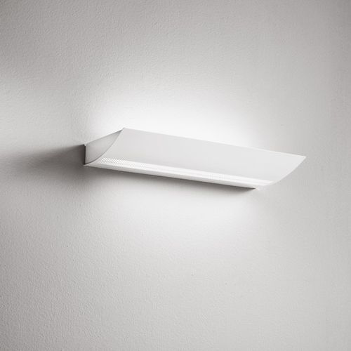 Applique contemporanea - DELIGHT PARETE - MACROLUX SRL  - da interno / in lamiera d'acciaio / fluorescente compatta