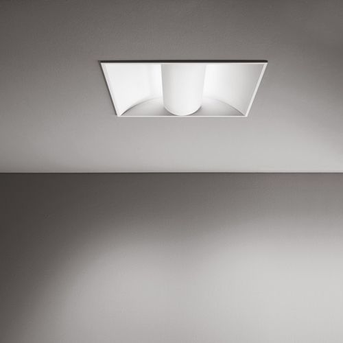 Luce da incasso a soffitto - DELIGHT - MACROLUX SRL  - a lampada fluorescente / quadrata / in policarbonato