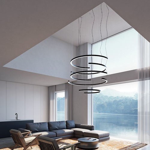 Lampada a sospensione - ARK - Novalux s.r.l.  - in metallo / contemporanea / con cavo