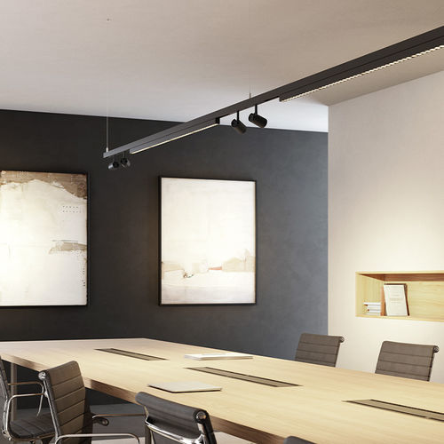 Faretti a binario LED - T-48 - Novalux s.r.l.  - tondo / lineare / in opalina