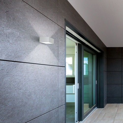 Applique contemporanea - DROP FLAT - Novalux s.r.l.  - da esterno / in alluminio / in lega