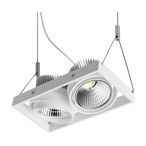 Faretto a sospensione - ZIPAR  - OMS, spol. s. r.o.  - LED / quadrato / rettangolare