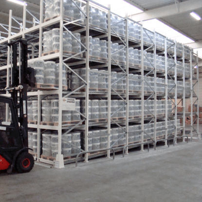 Scaffalatura per stoccaggio - FLOW - Rafeks RAF Sistemleri Imalat Sanayi ve Ticaret Ltd. Sti  - industriale / per carichi medio pesanti / per pallet