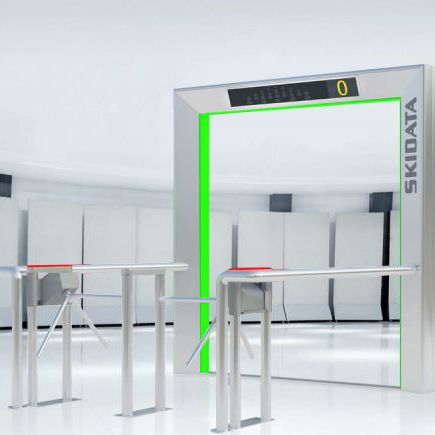 Tornello a mezza altezza - EASYBOARDING.GATE - SKIDATA - per controllo accesso / per edifici pubblici