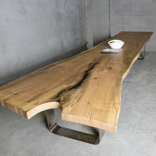Tavolo da conferenza contemporaneo - SUN WOOD KONFERENZTISCH - AHORN - SUN WOOD by Stainer - in legno / in metallo / rettangolare