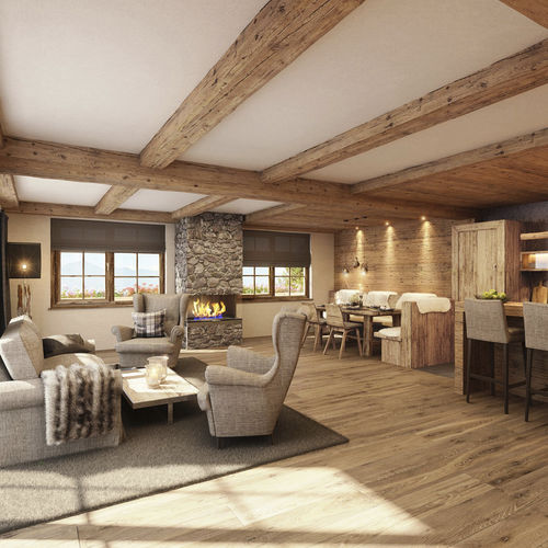 Travetto in legno massiccio - MASSIVHOLZ, BALKEN, SPARREN, LEIMBINDER - SUN WOOD by Stainer - in picea / prefabbricato