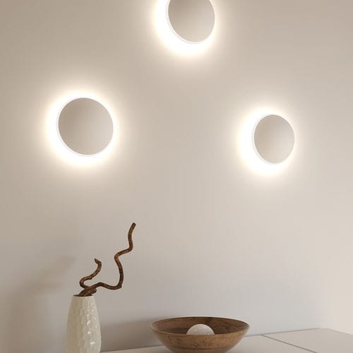 Applique contemporanea - VOLANA - OLIGO - da interno / in metallo / in PMMA