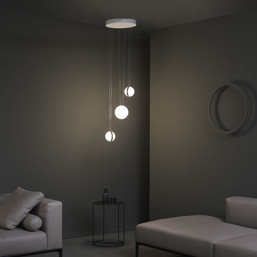 Luce a sospensione - NOVA S - OLIGO - LED / rotonda / professionale